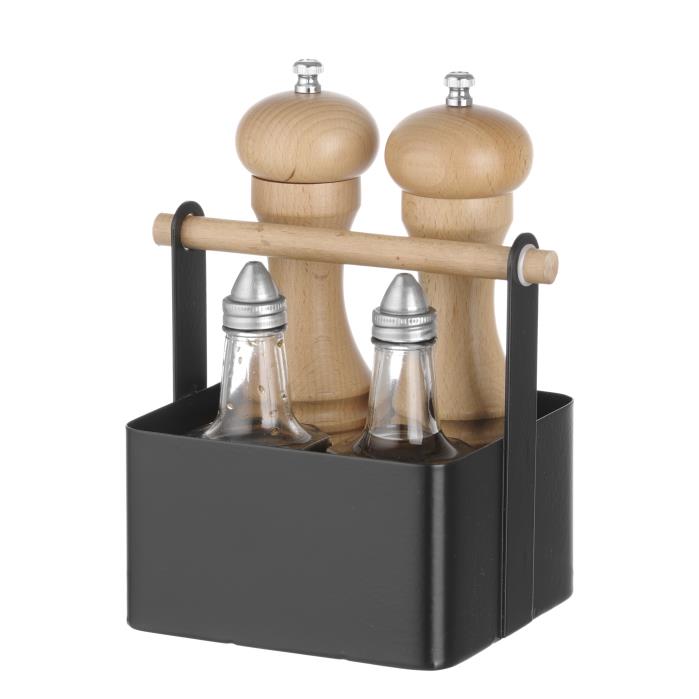Tisch-Caddy / 4-teilig / 16cm