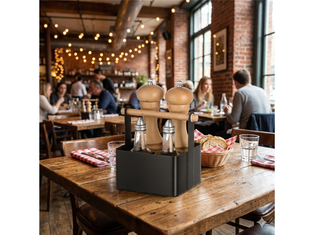 Tisch-Caddy / 4-teilig / 16cm