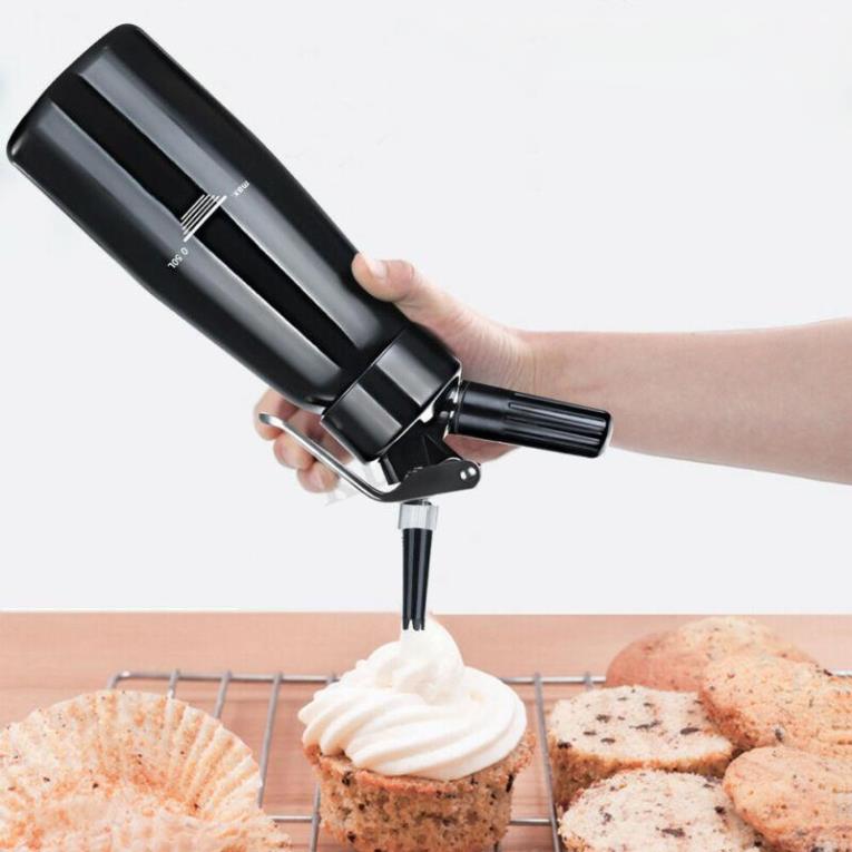 Sahnespender / Kitchen / Schwarz / 0,5L