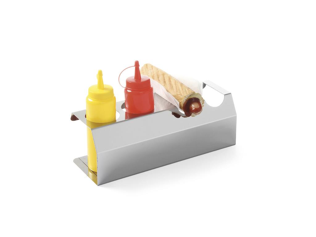 Hot-Dog-Stand / 4-teilig / 26x11x12cm