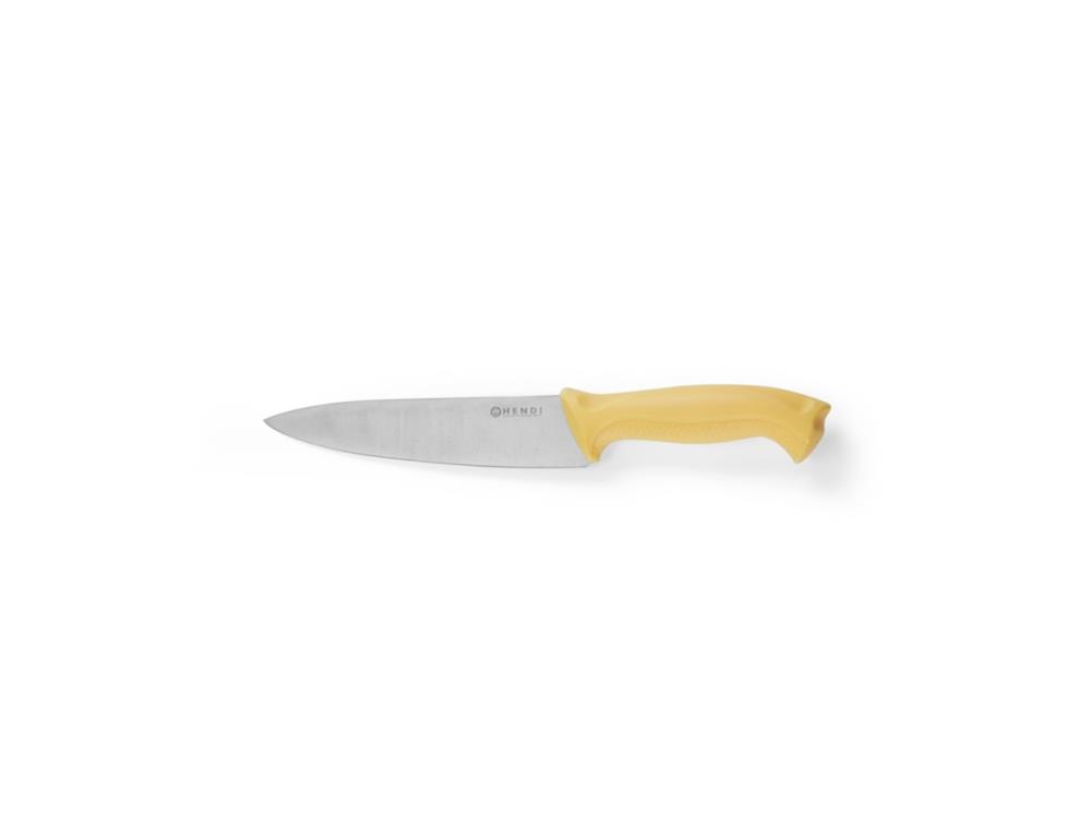 Kochmesser / 18cm / gelb