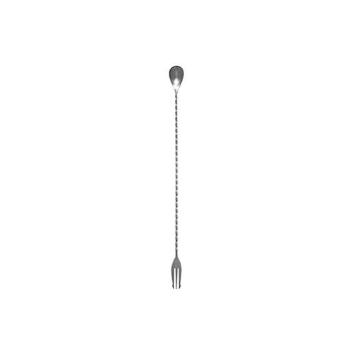 Barlöffel Dreizack / 40cm