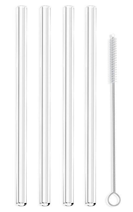 Glasstrohhalme / 20cm / 4Stk.