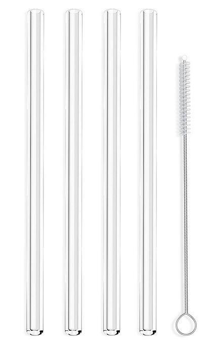 Glasstrohhalme / 14cm / 4Stk.