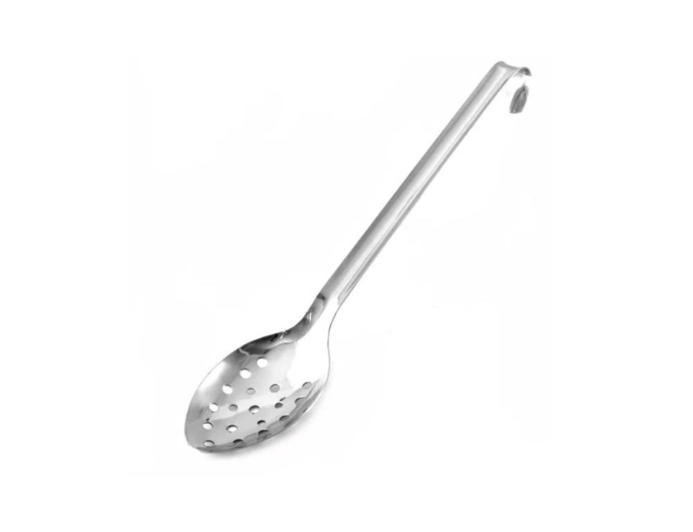 Servierlöffel / 30cm / gelocht