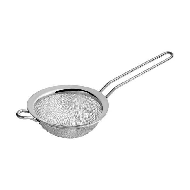 Rundes Sieb / einfach / fein / 14cm