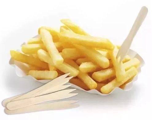 Holzspieße / 9cm / Für Pommes / 1000St