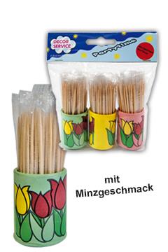 Zahnstocher / Hygienisch /6,5cm/ 3x80Stk