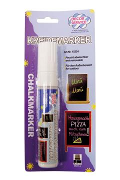 Flüssigkreidemarker / Weiß /3-15mm