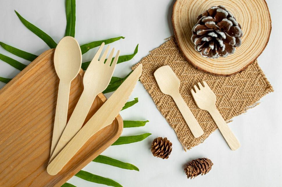 Holzbesteck / Eislöffel / 100Stk.