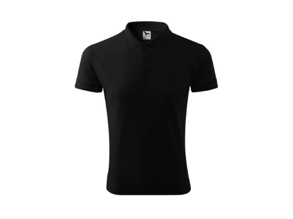 Schwarzes Poloshirt /L/ 100 % Baumwolle