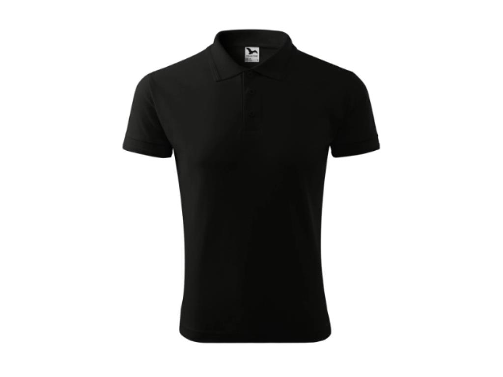 Schwarzes Poloshirt /XL/ 100 % Baumwolle