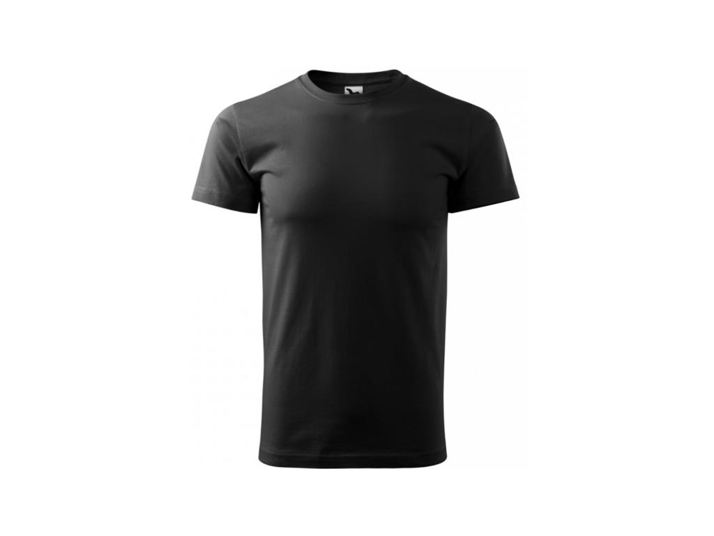 Schwarzes T-Shirt / XXL / 100% Baumwolle
