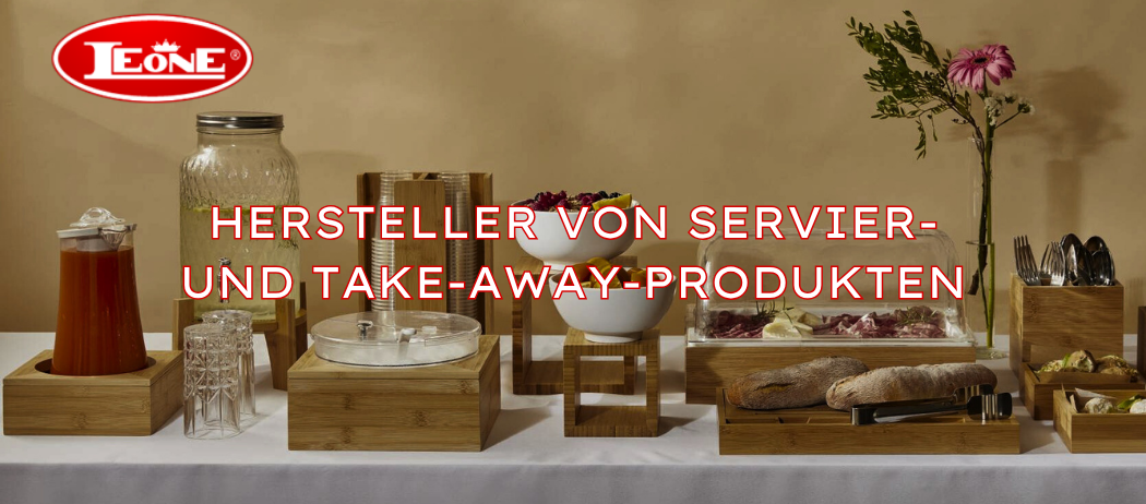 LEONE DECORAZIONI - Hersteller von Servier- und Take-away-Produkten