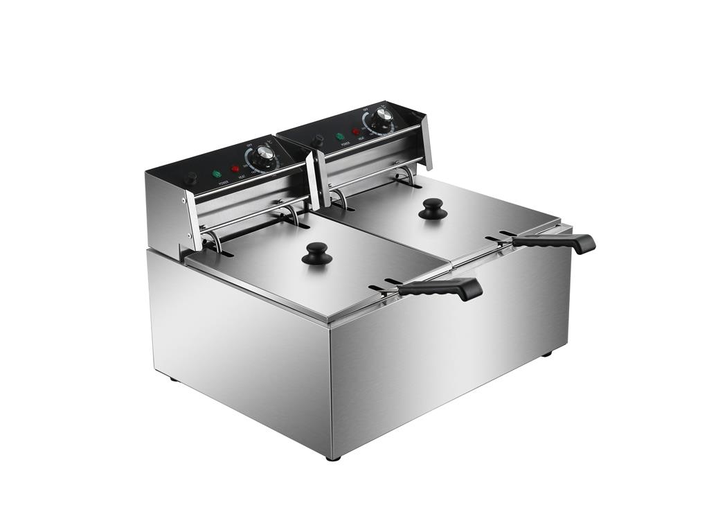 Fritteuse / 2×8l / 2×2,28kW