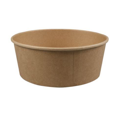 Kraft papirnata skleda / 18x7cm / 1300ml / okrogla / 50kos