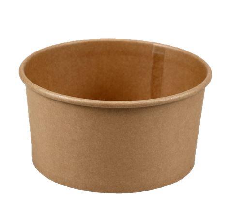 Kraft papirnata skleda / 15x7cm / 1000ml / okrogla / 50kos