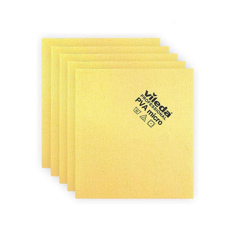 Krpa PVA Micro / rumena / 38x35cm / 5kos