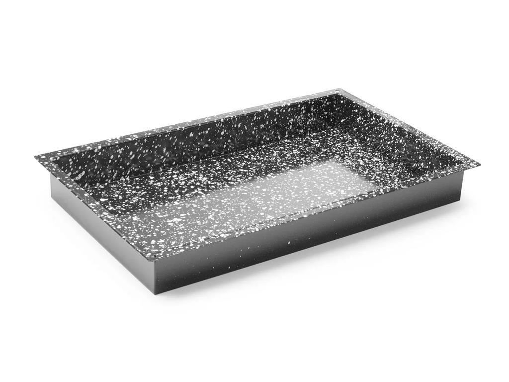 Pekač za konvektomat pečico / GN 1/1 / 65mm / granit-emajl