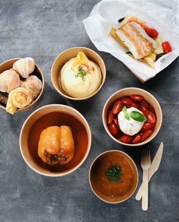 Kraft papirnata skleda / 19x7cm / 1100ml / okrogla / 50kos