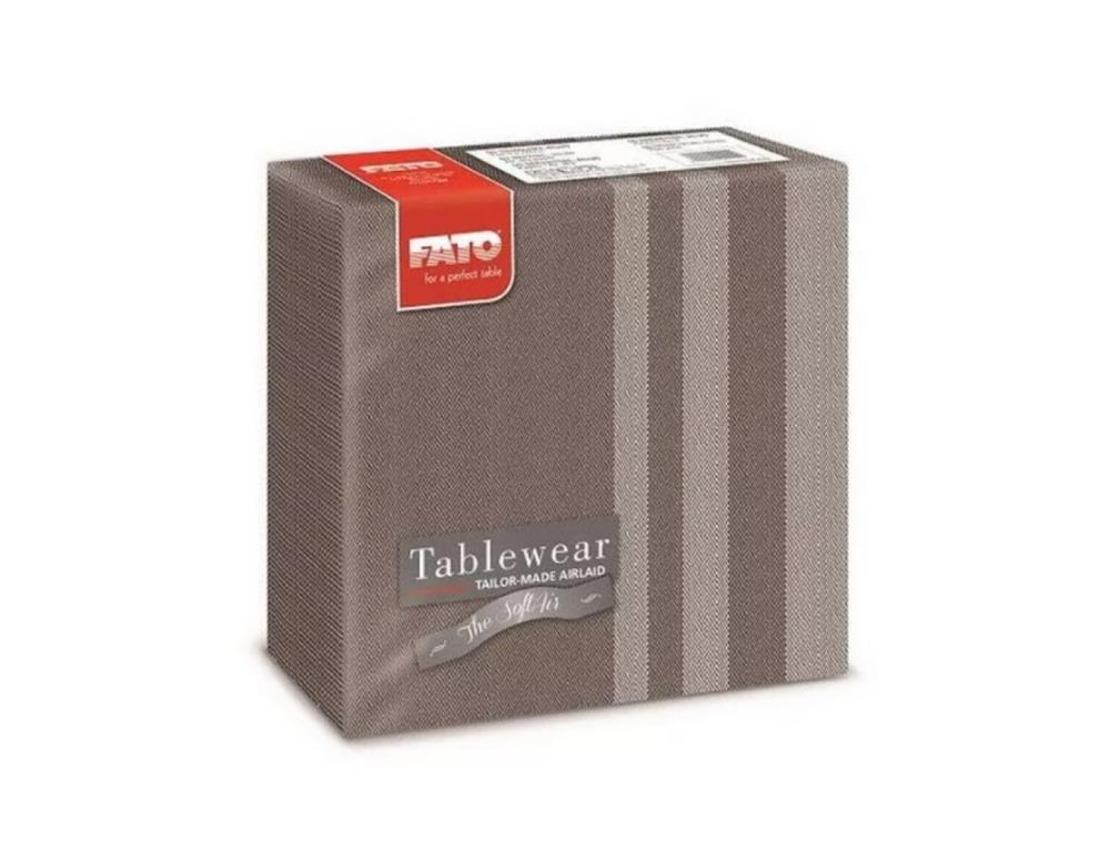 Servieti / Airlaid / 40x40cm / tweed rjava / 50kos