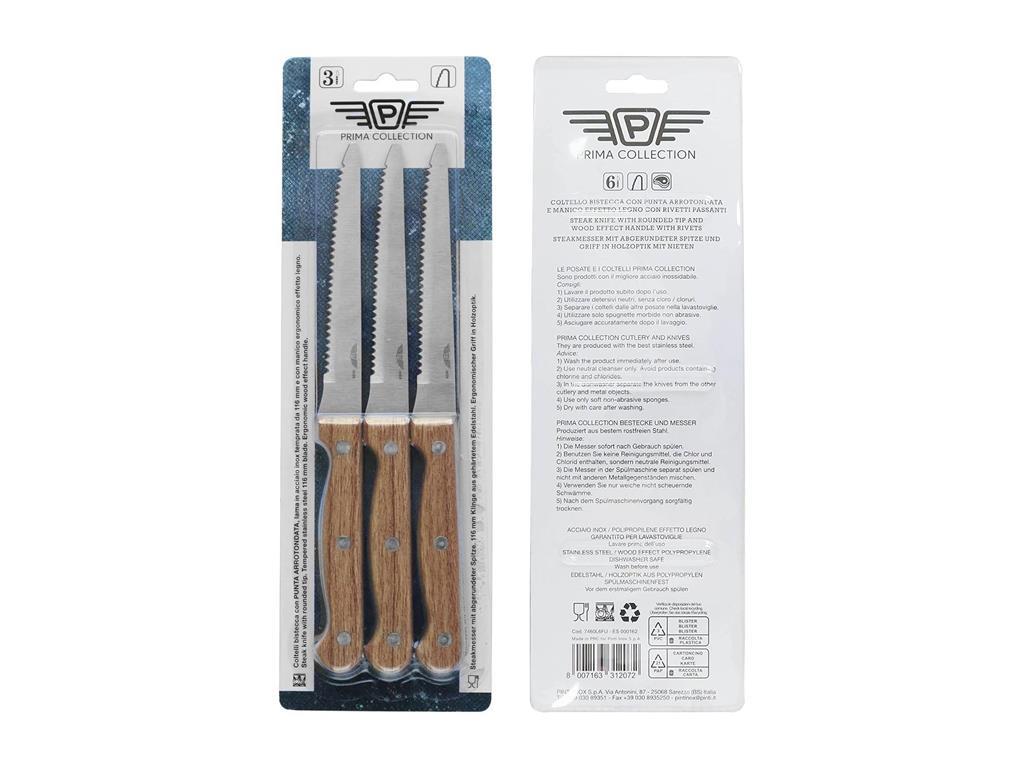 Prima Steak und Pizzamesser /22cm/ 6Stk