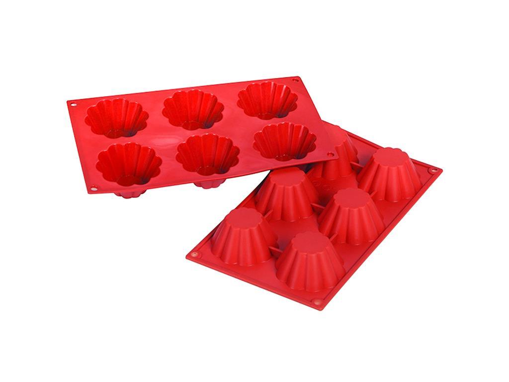 Silikonform Panna Cotta / 6x / 79x37mm