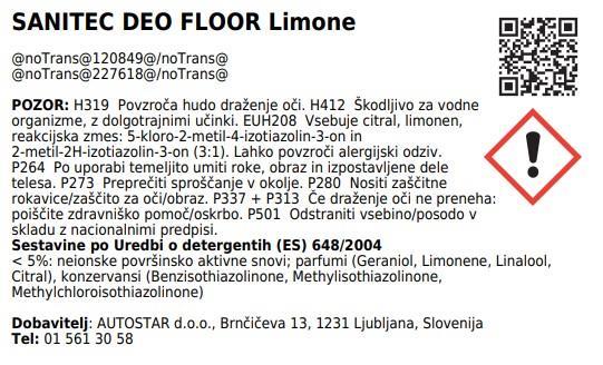 Deo Floor / 5L / Oberflächenreiniger