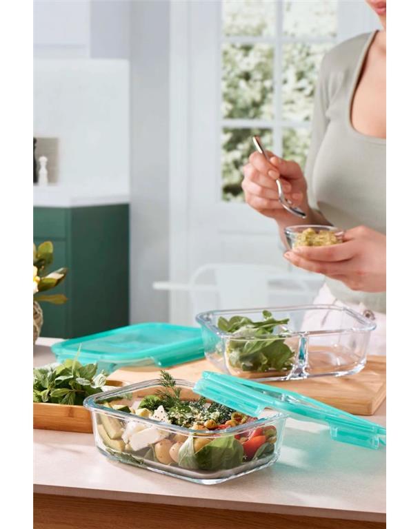 Lunchbox aus Glas / Lockie Lock / 640 ml