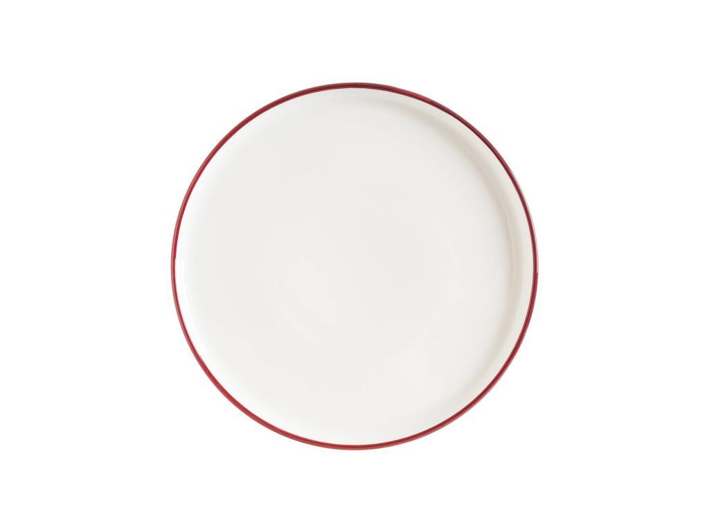 Linea Burg. flacher Teller /21cm/ 12Stk.