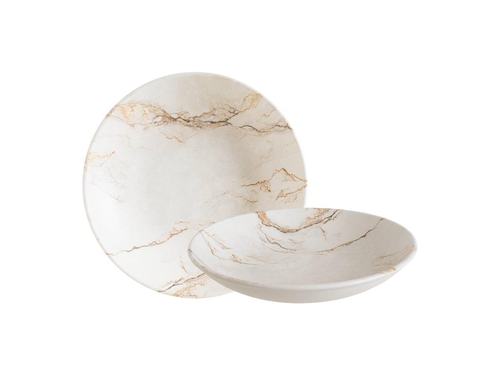 Granix tiefer Platte Bloom / 23cm / 6Stk