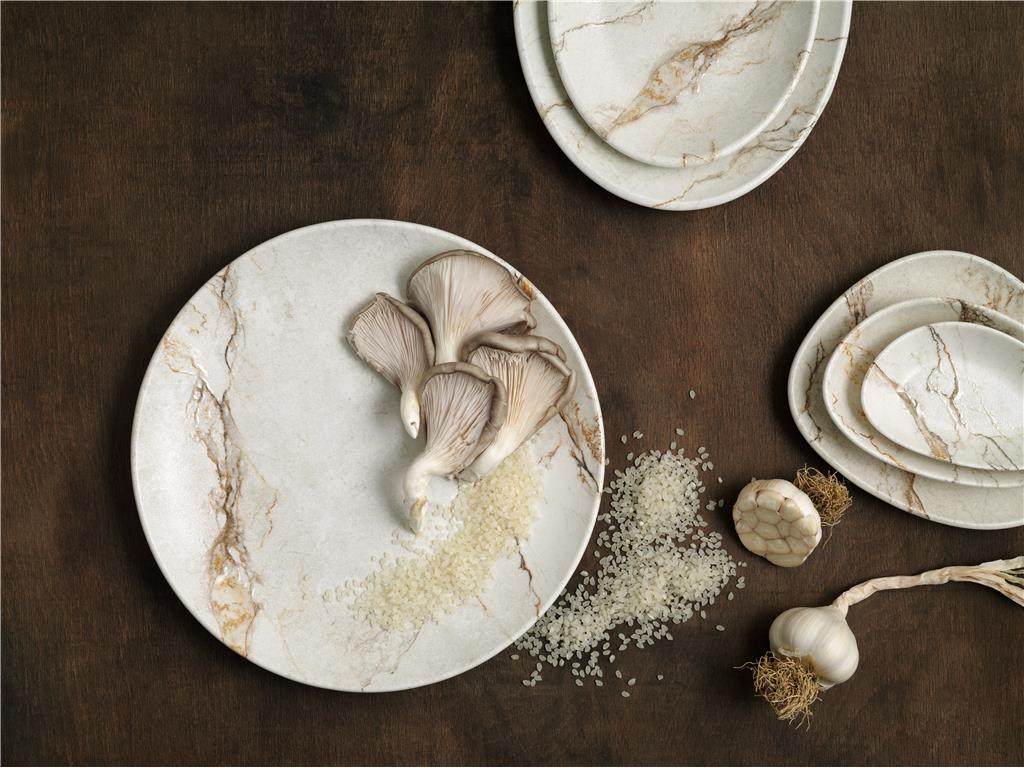 Granix tiefer Platte Bloom / 25cm / 6Stk